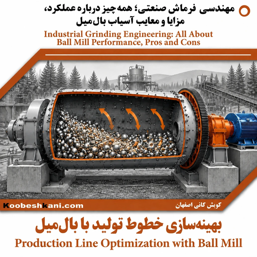 مهندسی نرمایش صنعتی؛ همهچیز درباره عملکرد، مزایا و معایب آسیاب بالمیل